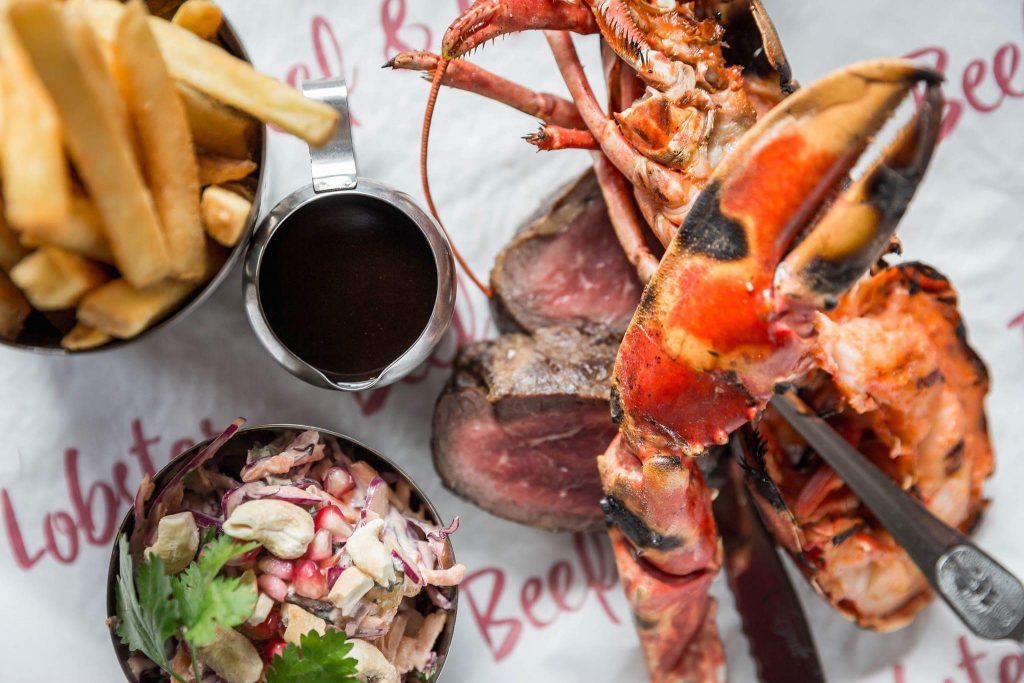 Image of Surf n Turf, Beef and Lobster Dublin
