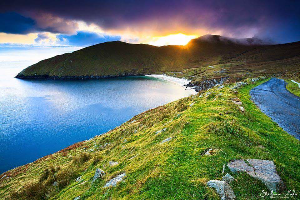 愛爾蘭旅遊景點梅奧郡阿基爾小島 Achill Island County Mayo Ireland