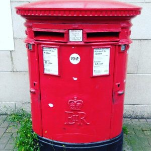 Postbox in Northern Ireland UK