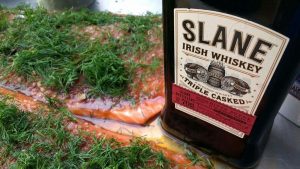 Irish Salmon with Irish whiskey