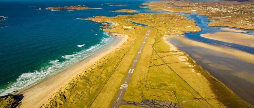 Donegal Airport Ireland was voted in at number 7 most scenic airports in the world in year 2016