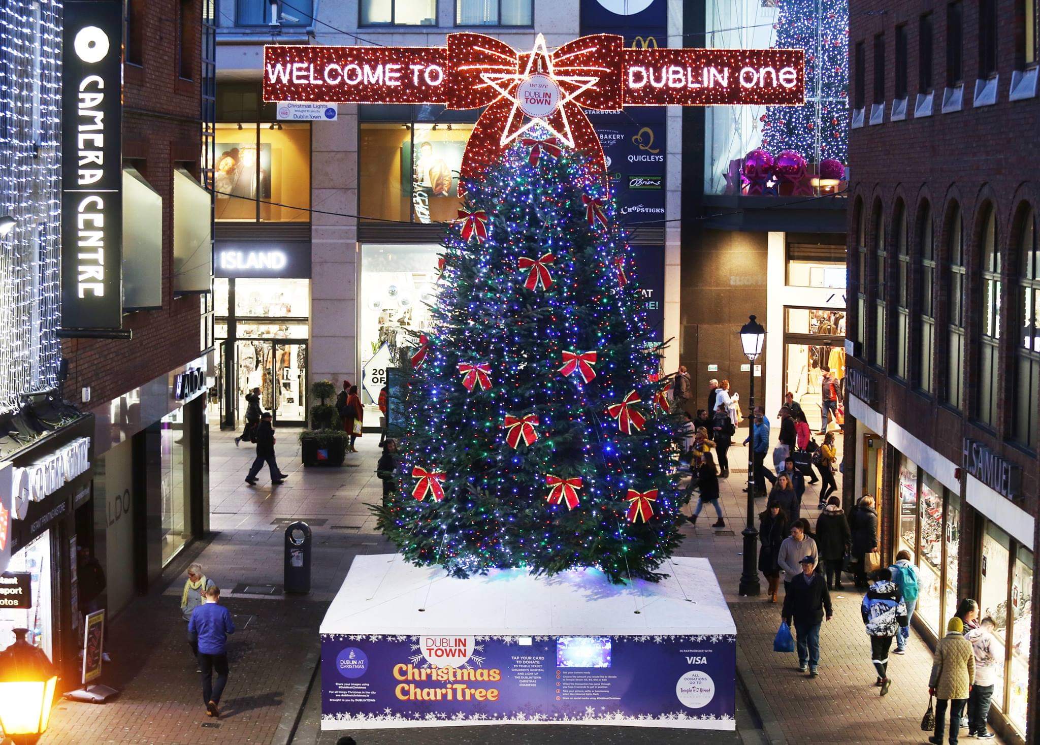 愛爾蘭聖誕節都柏林燈飾 Christmas in Ireland Christmas Lights In Dublin