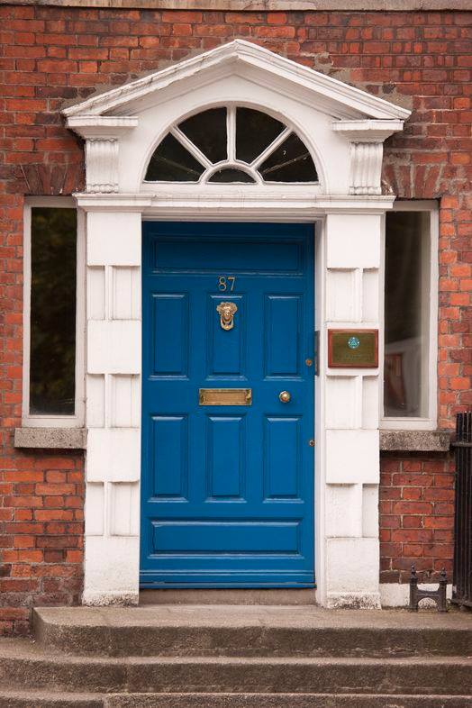 Dublin Georgian door