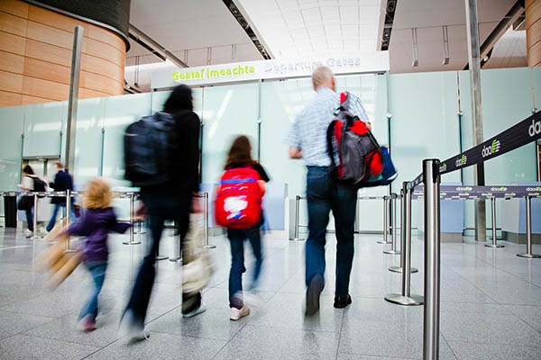 passengers Dublin airport