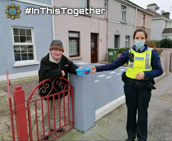 Covid-19: Thank you Gardaí and Remember Gardaí are available to assist the vulnerable and elderly