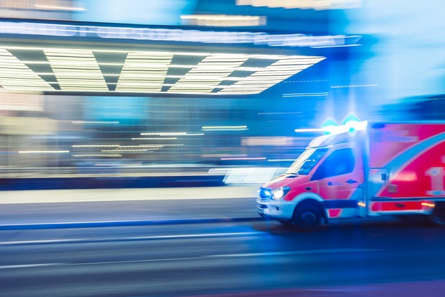 Red ambulance image